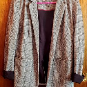 Plaid Blazer